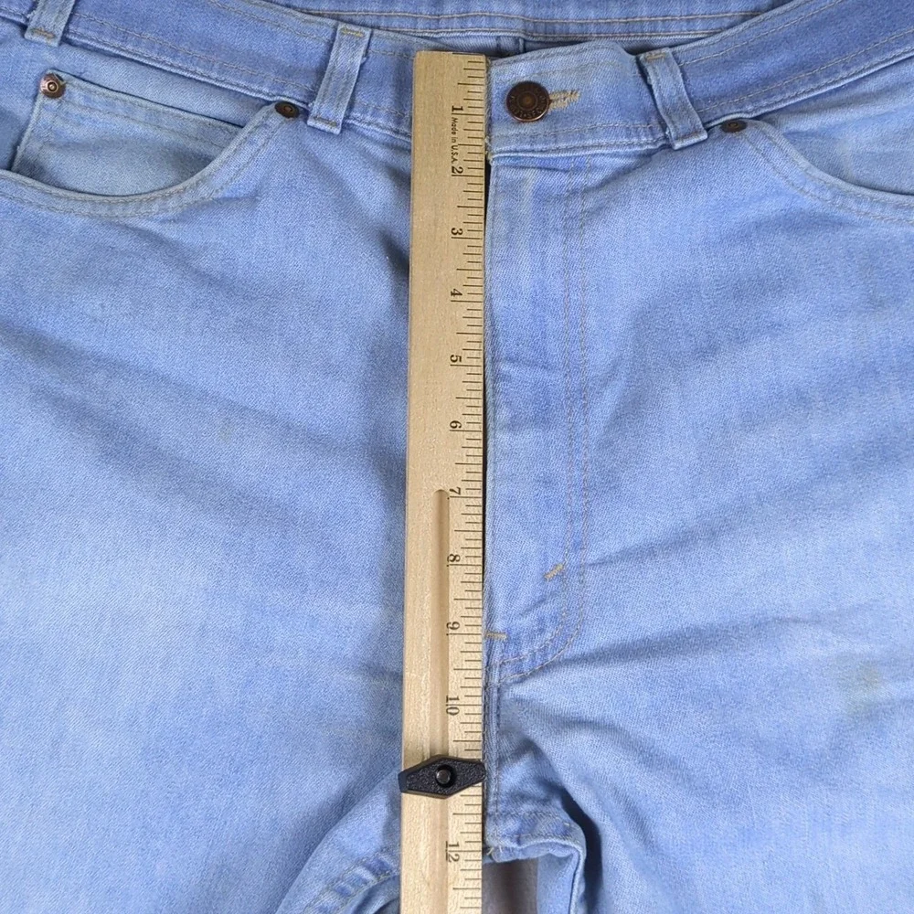 Vintage Levis Orange Tab Jeans Mens 38x29 Light Blue 80s Skosh More Room